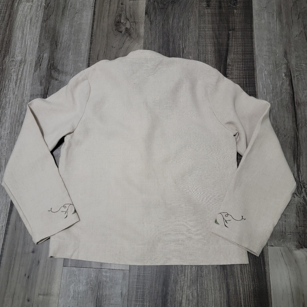 Relativity 100% Linen Jacket - Picture 4 of 13